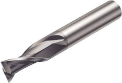 Sandvik Coromant - 6mm, 2 Flute, Solid Carbide, Corner Radius End Mill - 57mm OAL, 30° Helix, Right Hand Flute, 19.5mm LOC, Right Hand Cut - Eagle Tool & Supply