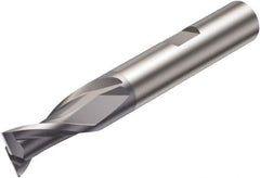Sandvik Coromant - 4mm, 2 Flute, Solid Carbide, Corner Radius End Mill - 57mm OAL, 30° Helix, Right Hand Flute, 8.5mm LOC, Right Hand Cut - Eagle Tool & Supply