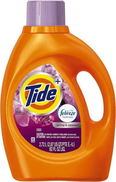 Tide - 92 oz Liquid Laundry Detergent - Spring & Renewal Scent - Eagle Tool & Supply