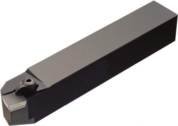 Sandvik Coromant - CSBPR/L, Right Hand Cut, 15° Lead Angle, 25mm Shank Height x 25mm Shank Width, Positive Rake Indexable Turning Toolholder - 150mm OAL, SPUN 12 03 08, SPU 422 Insert Compatibility, Series T-Max S - Eagle Tool & Supply