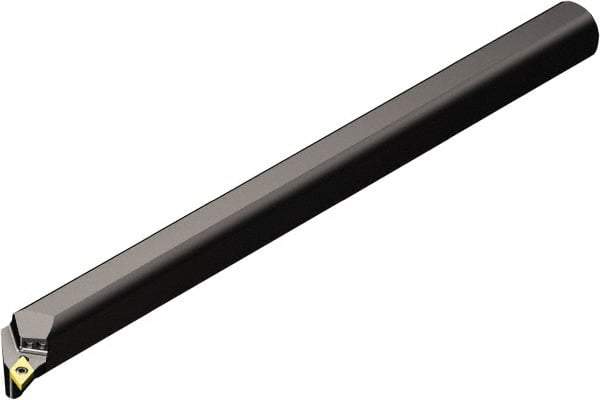 Sandvik Coromant - 25mm Min Bore Diam, 250mm OAL, 20mm Shank Diam, A..SDQCR/L..HP Indexable Boring Bar - DCMT 2(1.5)1, DCMT 07 02 04 Insert, Screw or Clamp Holding Method - Eagle Tool & Supply
