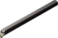 Sandvik Coromant - 32mm Min Bore Diam, 300mm OAL, 25mm Shank Diam, A..SDQCR/L..HP Indexable Boring Bar - DCMT 3(2.5)2, DCMT 11 T3 08 Insert, Screw or Clamp Holding Method - Eagle Tool & Supply