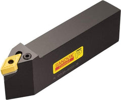 Sandvik Coromant - R/L170.35, Right Hand Cut, -3° Lead Angle, 40mm Shank Height x 25mm Shank Width, Negative Rake Indexable Turning Toolholder - 145mm OAL, DNMG 15 06 08, DNMG 442 Insert Compatibility, Series T-Max P - Eagle Tool & Supply