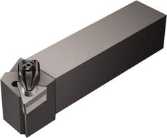 Sandvik Coromant - CTGNR/L, Right Hand Cut, -1° Lead Angle, 25mm Shank Height x 25mm Shank Width, Negative Rake Indexable Turning Toolholder - 150mm OAL, TNGN 16 07 08, TNG 352 Insert Compatibility, Series T-Max - Eagle Tool & Supply