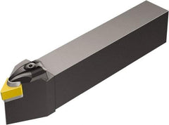 Sandvik Coromant - CDNNR/L, Left Hand Cut, 27.5° Lead Angle, 32mm Shank Height x 25mm Shank Width, Negative Rake Indexable Turning Toolholder - 170mm OAL, DNGN 15 07 08, DNG 452 Insert Compatibility, Series T-Max - Eagle Tool & Supply