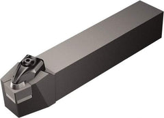 Sandvik Coromant - CCBNR/L, Right Hand Cut, 15° Lead Angle, 32mm Shank Height x 25mm Shank Width, Negative Rake Indexable Turning Toolholder - 170mm OAL, CNGN 12 07 08, CNG 452 Insert Compatibility, Series T-Max - Eagle Tool & Supply