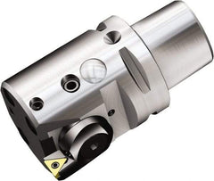 Sandvik Coromant - Right Hand Cut, 66.35mm Min Bore Diam, Size C5 Steel Modular Boring Cutting Unit Head - 2.5984" Max Bore Depth, Through Coolant, Compatible with TCMT 221, TCMT 11 03 04 - Eagle Tool & Supply