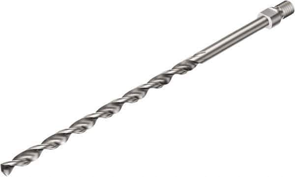 Sandvik Coromant - 4.85mm 135° Solid Carbide Jobber Drill - Uncoated, Right Hand Cut, 152.4mm OAL - Eagle Tool & Supply