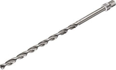 Sandvik Coromant - 4.85mm 135° Solid Carbide Jobber Drill - Uncoated, Right Hand Cut, 152.4mm OAL - Eagle Tool & Supply