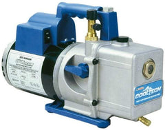 OTC - 6 CFM Automotive Vacuum Pump - 20 µ, 15 oz Oil Capacity, 2 Stages, 1/2 hp, 115 Volt - Eagle Tool & Supply