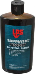 LPS - Tapmatic TriCut, 16 oz Bottle Cutting & Tapping Fluid - Semisynthetic, For Boring, Broaching, Drawing, Drilling, Engraving, Facing, Milling, Reaming, Sawing, Stamping, Tapping, Threading, Turning - Eagle Tool & Supply