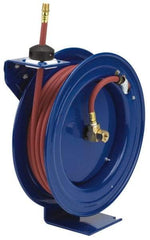 CoxReels - 50' Spring Retractable Hose Reel - 250 psi, Hose Included - Eagle Tool & Supply