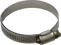 IDEAL TRIDON - SAE Size 36, 1-13/16 to 2-3/4" Diam, Stainless Steel Lined Worm Drive Clamp - Material Grade 316 - Eagle Tool & Supply