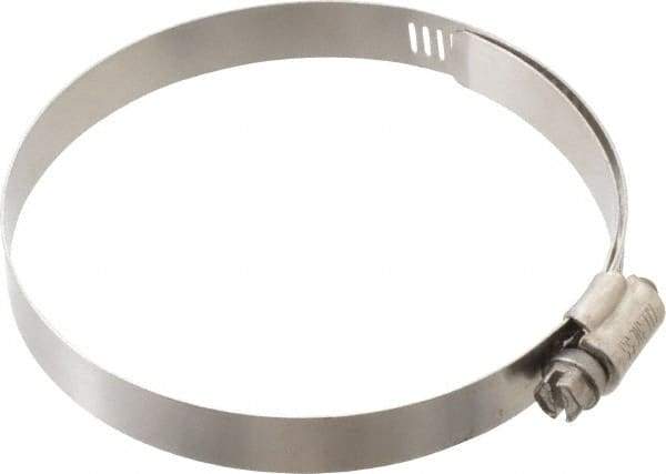 IDEAL TRIDON - SAE Size 52, 2-13/16 to 3-3/4" Diam, Stainless Steel Lined Worm Drive Clamp - Material Grade 316 - Eagle Tool & Supply