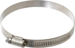 IDEAL TRIDON - SAE Size 60, 3-5/16 to 4-1/4" Diam, Stainless Steel Lined Worm Drive Clamp - Material Grade 316 - Eagle Tool & Supply