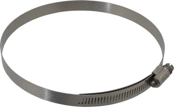 IDEAL TRIDON - SAE Size 88, 5-1/16 to 6" Diam, Stainless Steel Lined Worm Drive Clamp - Material Grade 316 - Eagle Tool & Supply