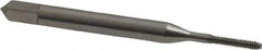 Balax - #0-80 UNF H3 Thread Limit Bottoming Thread Forming Tap - High Speed Steel, Bright Finish, 1-5/8" OAL, 5/16" Thread Length, Right Hand Thread, Series BXB - Eagle Tool & Supply