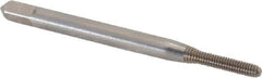 Balax - #2-56 UNC H7 Thread Limit Bottoming Thread Forming Tap - High Speed Steel, Bright Finish, 1-3/4" OAL, 7/16" Thread Length, Right Hand Thread, Series BXB - Eagle Tool & Supply