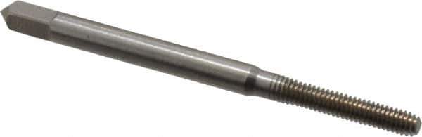 Balax - #4-48 UNF H4 Thread Limit Bottoming Thread Forming Tap - High Speed Steel, Bright Finish, 1-7/8" OAL, 9/16" Thread Length, Right Hand Thread, Series BXB - Eagle Tool & Supply