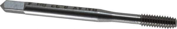 Balax - #8-32 UNC H4 Thread Limit Bottoming Thread Forming Tap - High Speed Steel, Bright Finish, 2-1/8" OAL, 3/4" Thread Length, Right Hand Thread, Series BXB - Eagle Tool & Supply