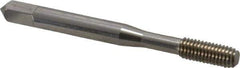 Balax - #12-28 UNF H4 Thread Limit Bottoming Thread Forming Tap - High Speed Steel, Bright Finish, 2-3/8" OAL, 15/16" Thread Length, Right Hand Thread, Series BXB - Eagle Tool & Supply