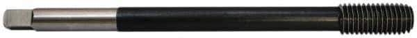 Balax - M12x1.75 Metric Coarse D6 Bright Finish High Speed Steel Thread Forming Extension Tap - Bottoming Chamfer, 6" OAL, 1" Thread Length, 4H Class of Fit - Eagle Tool & Supply