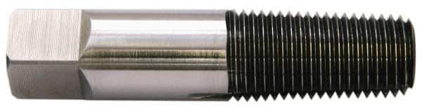 Balax - 3/4-14 NPTF, Bright Finish, High Speed Steel, Thread Forming Pipe Tap - 3-1/4 Inch Overall Length, 1-3/8 Inch Thread Length, 29/32 Inch Shank Diameter, 11/16 Inch Square Length, 0.679 Inch Square Size, Series BXPT - Eagle Tool & Supply