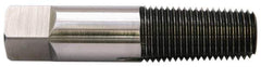 Balax - 3/4-14 NPTF, Bright Finish, High Speed Steel, Thread Forming Pipe Tap - 3-1/4 Inch Overall Length, 1-3/8 Inch Thread Length, 29/32 Inch Shank Diameter, 11/16 Inch Square Length, 0.679 Inch Square Size, Series BXPT - Eagle Tool & Supply