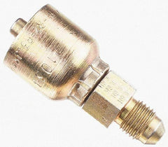Parker - 1-5/16-12 Male JIC 37D Flare Steel Hydraulic Hose Male Rigid Fitting - -16 Hose Size, 1" Hose Diam, Series 43 - Eagle Tool & Supply