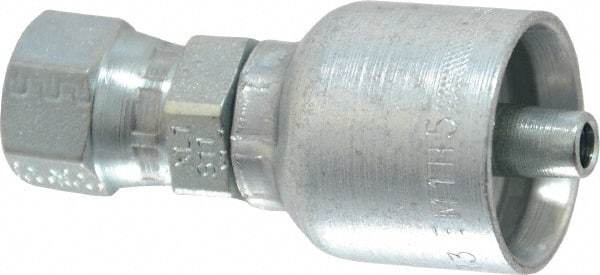 Parker - 1/4 Thread Hydraulic Hose Fitting - -4 Hose Size, 1/4" Hose Diam - Eagle Tool & Supply