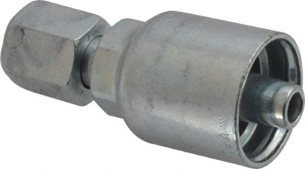 Parker - 3/8 Thread Hydraulic Hose Fitting - -6 Hose Size, 3/8" Hose Diam - Eagle Tool & Supply