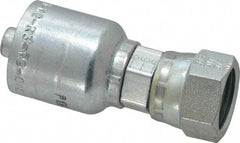 Parker - 1/2 Thread Hydraulic Hose Fitting - -6 Hose Size, 3/8" Hose Diam - Eagle Tool & Supply