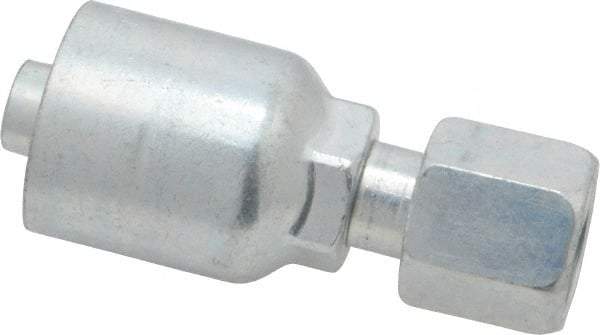 Parker - 1/2 Thread Hydraulic Hose Fitting - -8 Hose Size, 1/2" Hose Diam - Eagle Tool & Supply