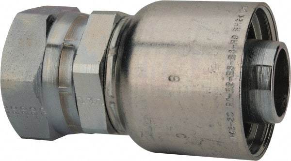 Parker - 1-1/4 Thread Hydraulic Hose Fitting - -20 Hose Size, 1 1/4" Hose Diam - Eagle Tool & Supply