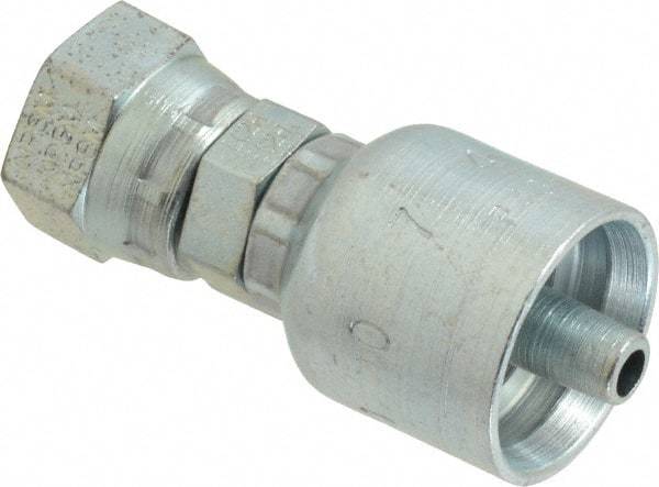 Parker - 1/4 Thread Hydraulic Hose Fitting - -4 Hose Size, 1/4" Hose Diam - Eagle Tool & Supply
