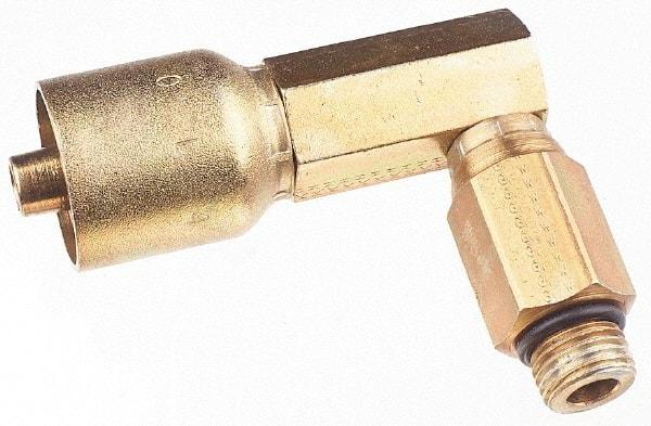 Parker - 3/4 Thread Hydraulic Hose Fitting - -12 Hose Size, 3/4" Hose Diam - Eagle Tool & Supply