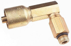Parker - 3/4 Thread Hydraulic Hose Fitting - -12 Hose Size, 3/4" Hose Diam - Eagle Tool & Supply