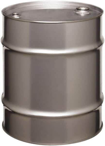 Made in USA - 20 Gallon Cylindrical Stainless Steel Tight Head Drum - 19-1/4" High x 18-1/4" Diam - Eagle Tool & Supply