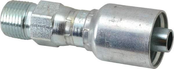 Parker - 1/2 Thread Hydraulic Hose Fitting - -8 Hose Size, 1/2" Hose Diam - Eagle Tool & Supply