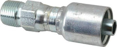 Parker - 1/2 Thread Hydraulic Hose Fitting - -8 Hose Size, 1/2" Hose Diam - Eagle Tool & Supply