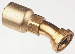 Parker - 1 Thread Hydraulic Hose Fitting - -16 Hose Size, 1" Hose Diam - Eagle Tool & Supply