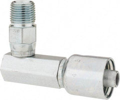 Parker - 1/2 Thread Hydraulic Hose Fitting - -8 Hose Size, 1/2" Hose Diam - Eagle Tool & Supply