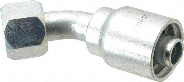 Parker - 3/4 Thread Hydraulic Hose Fitting - -12 Hose Size, 3/4" Hose Diam - Eagle Tool & Supply