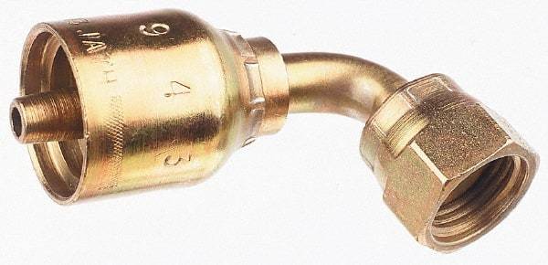Parker - 1 Thread Hydraulic Hose Fitting - -16 Hose Size, 1" Hose Diam - Eagle Tool & Supply