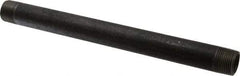 Made in USA - Schedule 80, 3/4" Diam x 11" Long Black Pipe Nipple - Threaded - Eagle Tool & Supply