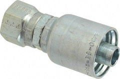 Parker - 1/2 Thread Hydraulic Hose Fitting - -8 Hose Size, 1/2" Hose Diam - Eagle Tool & Supply