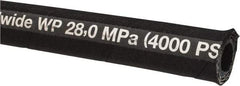 Parker - -8 Hose Size, 1/2" ID, 4,000 psi Work Pressure Hydraulic Hose - Synthetic Rubber, -40°F to 250°F - Eagle Tool & Supply