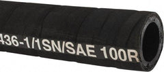 Parker - -20 Hose Size, 1-1/4" ID, 900 psi Work Pressure Hydraulic Hose - Synthetic Rubber, -40°F to 212°F - Eagle Tool & Supply