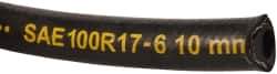 Parker - -6 Hose Size, 3/8" ID, 3,000 psi Work Pressure Hydraulic Hose - 2-1/2" Radius, Synthetic Rubber, -40°F to 212°F - Eagle Tool & Supply