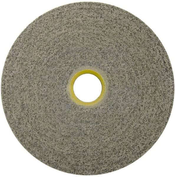 Weiler - 6" Diam, 1" Face Width, 1" Center Hole, Fine Grade, Silicon Carbide Deburring Wheel - Convolute, Density 9 Grade - Eagle Tool & Supply